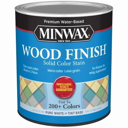 1 Qt. Water Based Wood Finish Stain, White